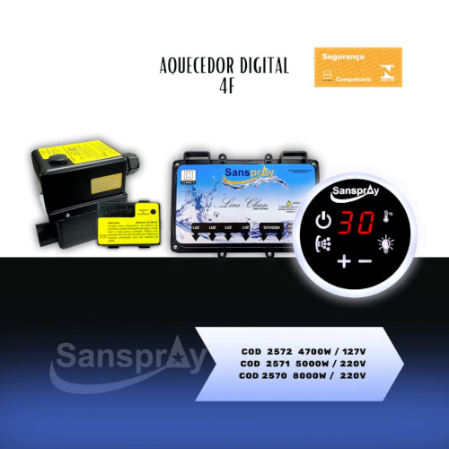 Aquecedor digital 4F
